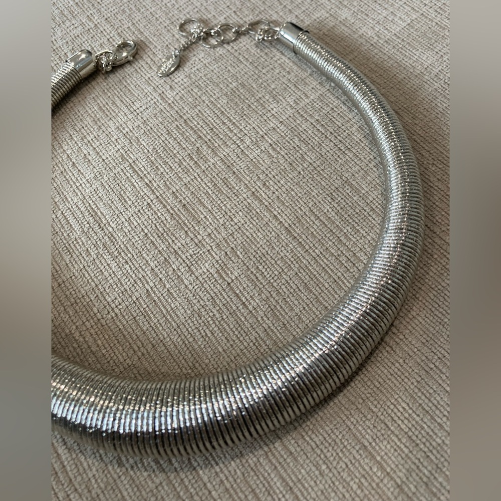 Amrita Singh Coil Silver Women's Necklace - Picture 2 of 8